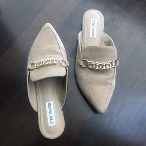 Steve Madden tan flats